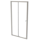 Roman Haven6 Recessed Sliding Shower Door - 6mm Glass - 1500mm Wide - Polished Chrome H3S15CS