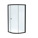 Roman Haven6 1 Door Quadrant Shower Enclosure - 6mm Glass - 900x900mm - Matt Black H3SQ9CB