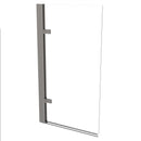 Roman Haven8 Left Handed Hinged Bath Screen - 1500x835mm - 8mm Glass - Polished Chrome H4D12CSL