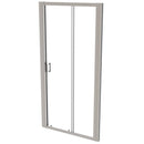 Roman Haven8 Recessed Sliding Shower Door - 8mm Glass - 1100mm Wide - Polished Chrome H4S11CS