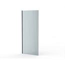 Roman Haven Select Wetroom Panel - 8mm Fluted Glass - 800mm Wide - Black H8SP8FCB