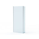 Roman Haven Select Fixed Deflector Panel - 8mm Glass - 200mm Wide - Polished Chrome H8SPL2CS