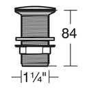 Ideal Standard Unslotted Basin Waste With Click Plug S8808AA