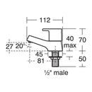 Ideal Standard Calista Basin Pillar Taps B1146AA