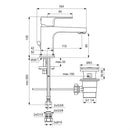 Ideal Standard Cerafine D Single Lever Mini Basin Mixer With Pop-up Waste BC719AA