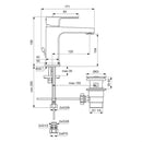 Ideal Standard Cerafine D Single Lever Basin Mixer With Pop-up Waste BC721AA