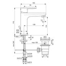 Ideal Standard Cerafine O Single Lever Basin Mixer With Pop-up Waste BC725AA