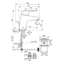 Ideal Standard Ceraflex Single Lever Basin Mixer B1811AA