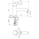 Ideal Standard Ceraline Single Lever 1 Tap Hole Bath Filler - Chrome BC190AA
