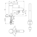 Ideal Standard Ceraline Single Lever 1 Tap Hole Bath Shower Mixer - Chrome BC191AA
