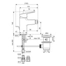 Ideal Standard Ceraplan single lever bidet mixer with pop-up waste BD249AA