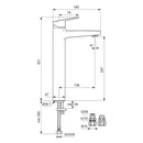 Ideal Standard Ceraplan Single Lever Vessel Basin Mixer - Chrome BD255AA