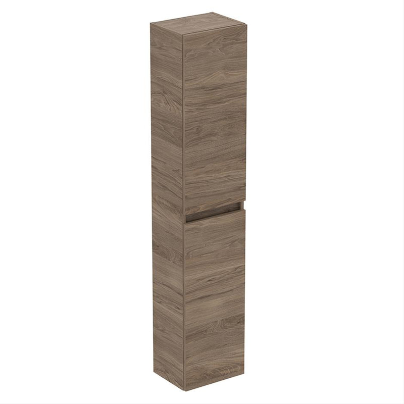 Ideal Standard Eurovit+ 300mm Tall Column Unit With 2 Doors Flint Hickory R0268Y9