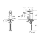 Ideal Standad Retail Tonic Ii Single Lever Mini Basin Mixer A6331AA