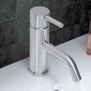 JTP Inox Basin Mixer Tap Without pop-up waste - Stainless Steel