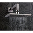 JTP Inox Square Wall Mounded Shower Arm - 400mm Long - Stainless Steel