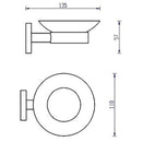 JTP Inox Soap Dish - Stainless Steel