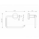 JTP Inox Toilet Paper Holder - Stainless Steel