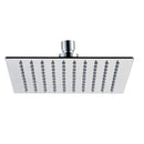 JTP Inox Square Fixed Shower Head - 250mm x 250mm - Stainless Steel