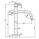 JTP Inox Freestanding Bath Shower Mixer Tap with Kit - Stainless Steel