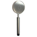 JTP Inox Round Shower Handle - Brushed Stainless Steel