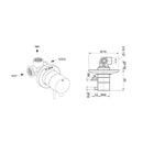 JTP Inox 1 Outlet Mixer Valve - Stainless Steel