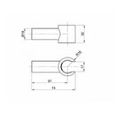 JTP Inox Wall Bracket - Stainless Steel