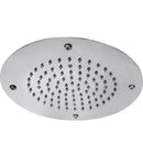 JTP Inox Round Fixed Shower Head - 300mm Diameter - Stainless Steel