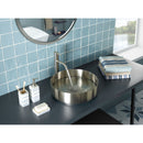 JTP Inox Round Sit On Countertop Basin - 360mm x 360mm - Stainless Steel IXCTR360