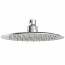 JTP Inox Glide Extra Slim Round Fixed Shower Head - 200mm Diameter - Stainless Steel
