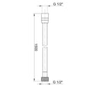JTP Inox Shower Hose - Stainless Steel