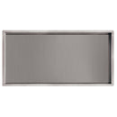 JTP Rectangular Wall Mounted Shower Niche - 600mm Wide - Stainless Steel