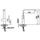 JTP Thames Mono Single Lever Kitchen Sink Mixer Tap - Chrome