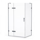 Roman Liberty Side Panel For Corner Fitting, Outward Opening - 8mm Glass - 900mm Wide - Polished Nickel K1R913PN