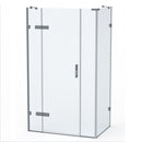 Roman Liberty Side Panel For Corner Fitting - 8mm Glass - 900mm Wide - Brushed Brass KHR913BR