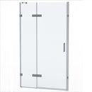 Roman Liberty Hinged Inline Panel For Alcove - 8mm Glass - 1200mm Wide - Chrome KL2H1213S