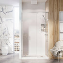 Roman Liberty 8 Recessed Sliding Shower Door For Alcove - 8mm Glass - 1200mm Wide - Left Handed - Nickel KT1D12LN