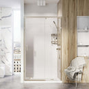 Roman Liberty 8 Recessed Sliding Shower Door For Alcove - 8mm Glass - 1200mm Wide - Left Handed - Polished Nickel KT1D12LPN