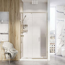 Roman Liberty 8 Recessed Sliding Shower Door For Alcove - 8mm Glass - 1200mm Wide - Right Handed - Polished Nickel KT1D12RPN