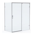 Roman Liberty 8 Side Panel For Corner Fitting - 8mm Glass - 800mm Wide - Brushed Brass KTR1C8BR