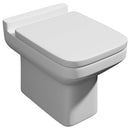Modern Back To Wall Trim Square Wash Down Toilet Pan With Soft Close Seat POT473TR