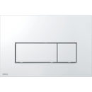 Alca Chrome Finish Dual Flush Plate For Wc Frame And Concealed Cistern Bathroom