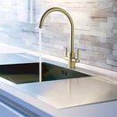 JTP Newbury Modern Kitchen Sink Mixer Tap With Swivel Spout - Matt Black