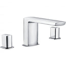 JTP Mis 3 Hole Deck Mounted Bath Filler Tap - Chrome