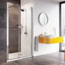 Roman Innov8 Recessed Pivot Shower Door For Alcove - 1200mm Wide - Chrome N2F1HD13S