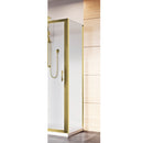 Roman Innov8 Side Panel - 6mm Glass - 800mm Wide - Brushed Brass N2GL813BBR