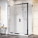 Roman Innov8 Side Panel - 6mm Glass - 800mm Wide - Chrome N2GL813S