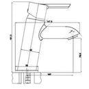 JTP Nuvola Single Lever Basin Mixer Tap Without pop-up waste - Chrome