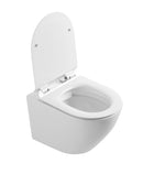 Rimless Toilet Wall Hung Pan Soft Seat Roca Duplo A8900720A0 0.82 Wc Frame Under Window