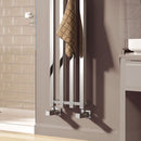 Reina Todi Designer Heated Towel Rail - 1200mm x 260mm - Chrome